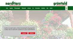 Desktop Screenshot of gartencenter-nordharz.de